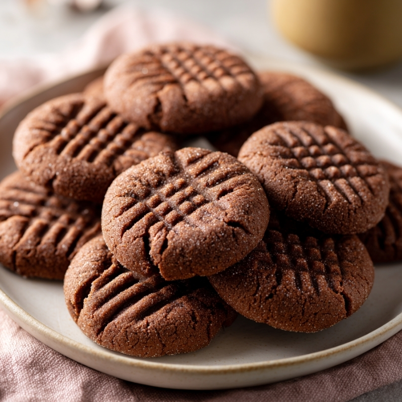 Homestyle Chocolate Peanut Butter Cookies