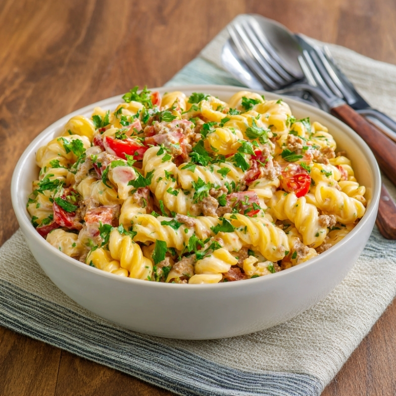 Big Mac Pasta Salad