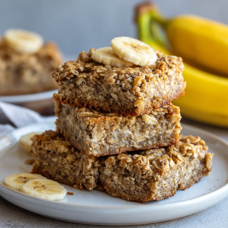 Wholesome Banana Oatmeal Bars - PP577 Thumb Wholesome Banana Oatmeal Bars
