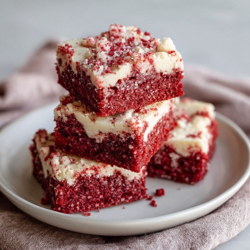 Soft Red Velvet Cookie Bars - PP585 Thumb Soft Red Velvet Cookie Bars