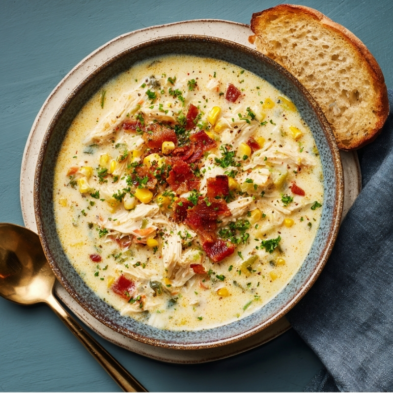 Rich Yet Balanced Crab And Corn Chowder - PP591 Thumb Rich Yet Balanced Crab And Corn Chowder