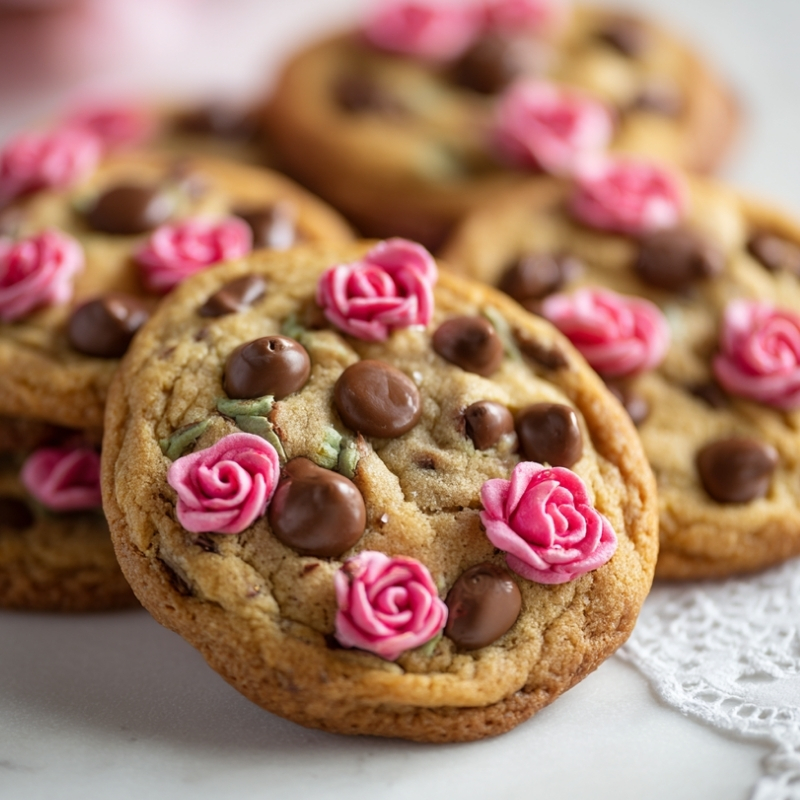 Soft Rose Chocolate Chip Cookies - PP607 Thumb Soft Rose Chocolate Chip Cookies