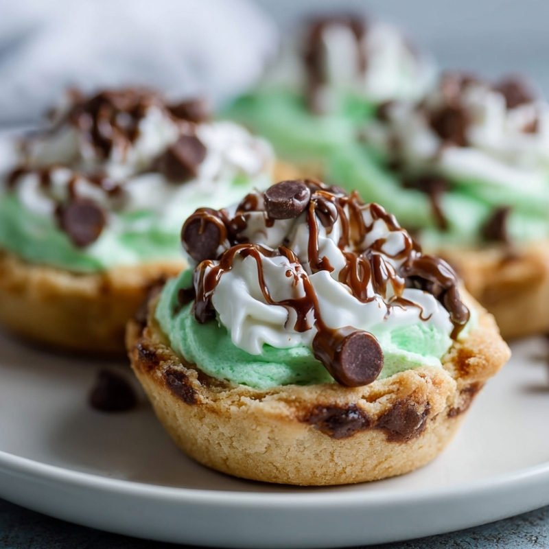 St. Patrick’s Irish Mint Cookie Pie Cups - PP613 Thumb St. Patricks Irish Mint Cookie Pie Cups