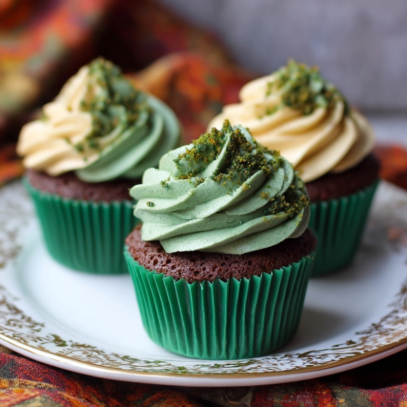 Green Velvet Cupcakes