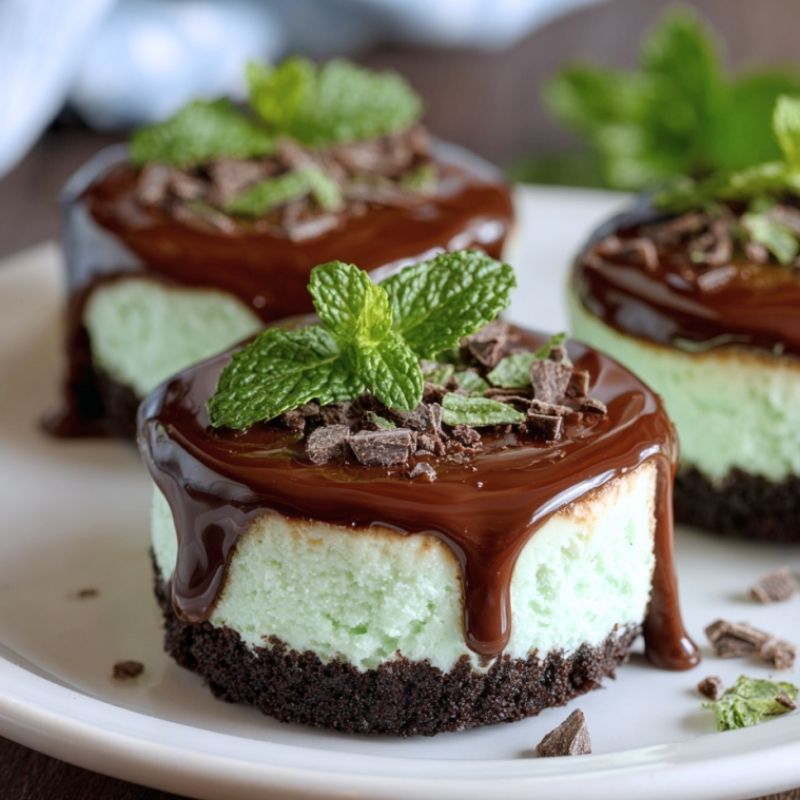 Creamy No Bake Mini Cheesecakes