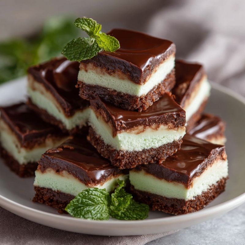 Mint Chocolate Squares