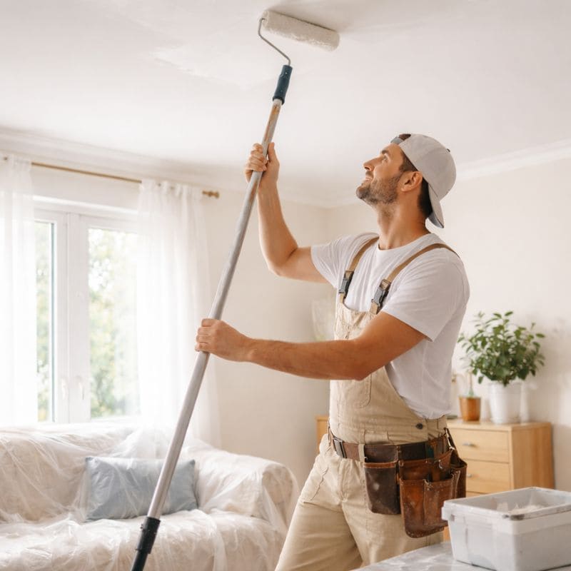 Paint Color Mistakes That Make Your Rooms Look Smaller - Painting Ceilings a Darker Shade Than the Walls