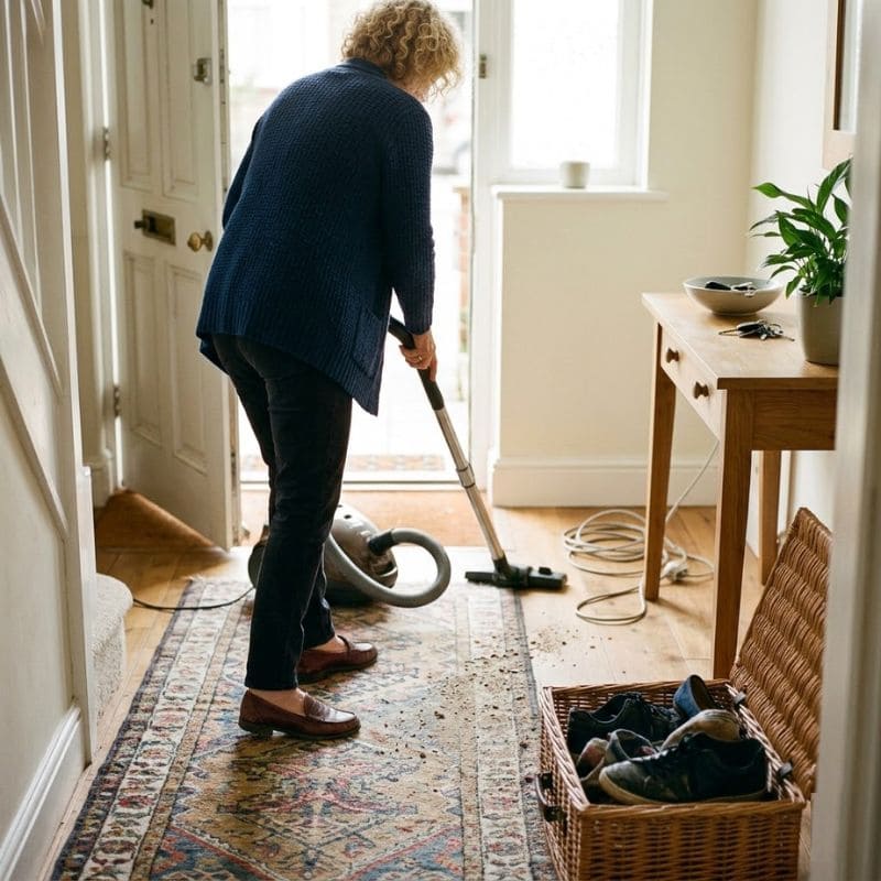 10 Simple Weekly Habits That Keep Your Home Looking Effortlessly Clean - Vacuum High Traffic Areas Only