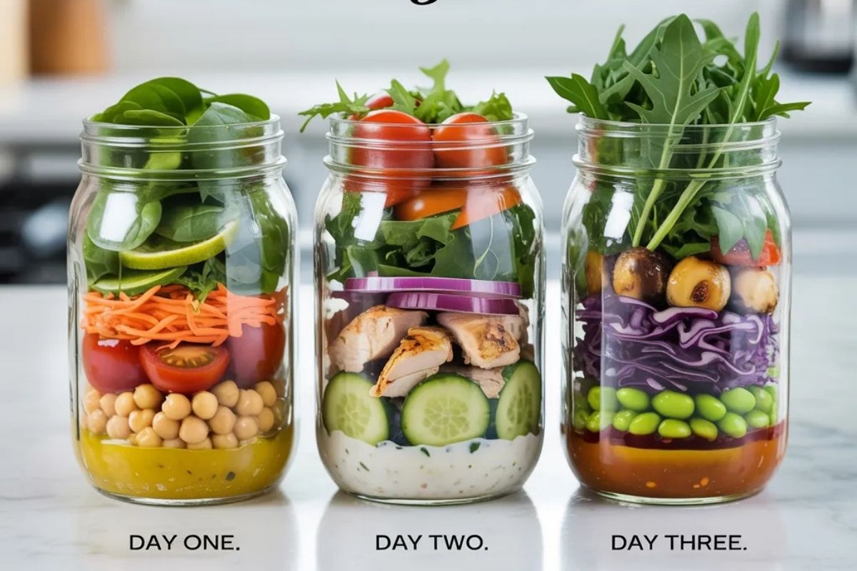 The Mason Jar Salad System That Saves Your Weekday Lunch - mason jar salad thumb